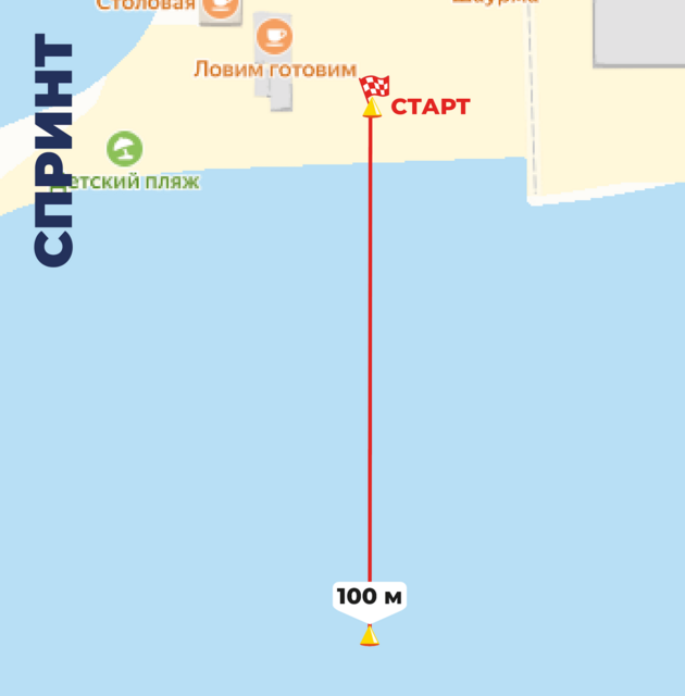 Схема дистнации «Спринт»